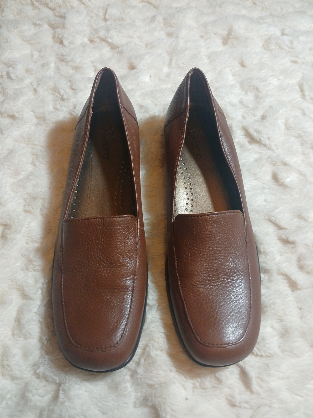 Trotters Shoes Womens Size 11 Brown Jenn Loafer Leather Slip On Casual